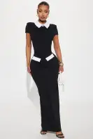 All Business Ponte Maxi Dress