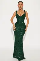 Alora Sequin Maxi Dress