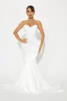 Amara Satin Mermaid Gown