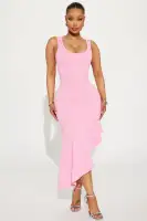 Alana Textured Midi Dress