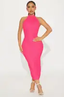 Angelic Aura Double Lined Midi Dress
