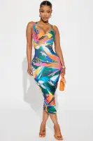 Adrianna Bandage Midi Dress