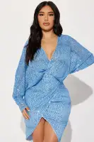 Angela Sequin Midi Dress