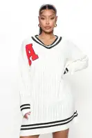 A Team Sweater Mini Dress