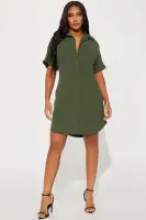 Amelia Mini Shirt Dress