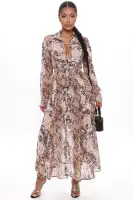 Anastasia Maxi Shirt Dress