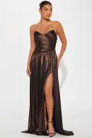 Alise Metallic Gown