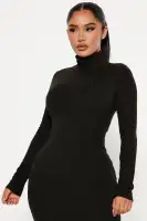 Amika Ribbed Midi Dress