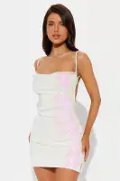 Angelic Aura Sequin Mini Dress