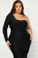 A Forever Love Maxi Dress(Black,XS)