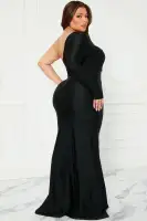 A Forever Love Maxi Dress(Black,XS)