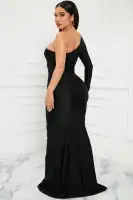 A Forever Love Maxi Dress(Black,XS)