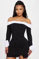 Alice Off Shoulder Mini Dress