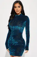 Alexa Velvet Mini Dress