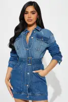 Alison Denim Mini Dress
