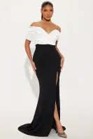 Am I The Drama Draped Maxi Dress
