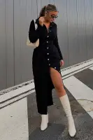 Alyana Denim Maxi Dress