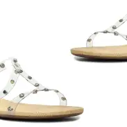 Loretta Vinyl Sandal(5,TRANSPARENT)