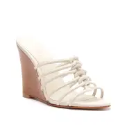 Octavia Calf Leather Sandal(5,Pearl)