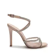 Louise Vinyl & Nappa Leather Sandal(5,Sweet Rose)