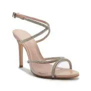 Louise Vinyl & Nappa Leather Sandal(5,Sweet Rose)
