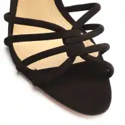 Rachel Nubuck Sandal(5,Black)