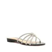 Rachel Glam Nubuck Sandal(5,Black)