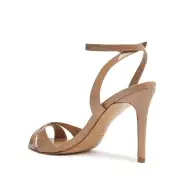 Hilda Patent Leather Sandal(5,Light Beige)