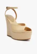 Neith Straw Sandal(5,Beige)