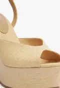 Neith Straw Sandal(5,Beige)