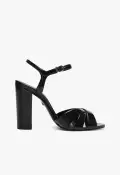 Keefa Block Sandal(5,Black)