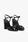 Keefa Block Sandal(5,Black)