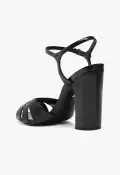 Keefa Block Sandal(5,Black)