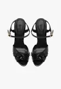 Keefa Block Sandal(5,Black)