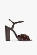 Keefa Block Sandal(5,Red)