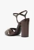 Keefa Block Sandal(5,Red)