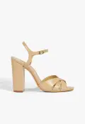 Keefa Block Leather Sandal