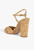 Keefa Block Cork Sandal(5,Cork)