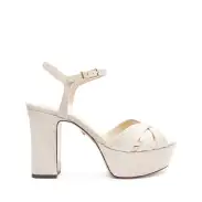 Keefa Linen Sandal(5,Oyster)