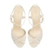 Keefa Linen Sandal(5,Oyster)