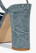Keefa Denim Sandal(5,Blue)