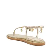 Mitchell Flat Sandal(5,Gold)