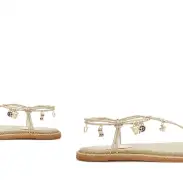 Mitchell Flat Sandal(5,Gold)