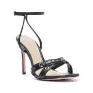 Patrizia Nappa Leather Sandal(5,Black)