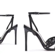 Patrizia Nappa Leather Sandal(5,Black)