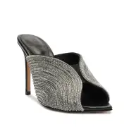 Hattie High Sandal(5,Crystal Black)