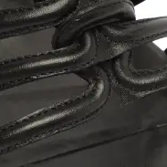 Octavia Mid Calf Leather Sandal(5,Black)
