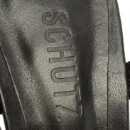 Octavia Mid Calf Leather Sandal(5,Black)