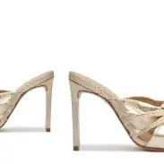 Mindy Metallic Sandal(5,Gold)