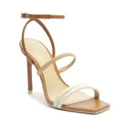 Nylla Casual Nappa Leather Sandal(5,Light Pearl)
